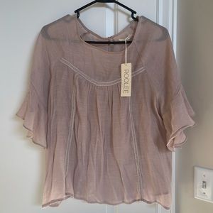 Sheer Mauve Dress Shirt